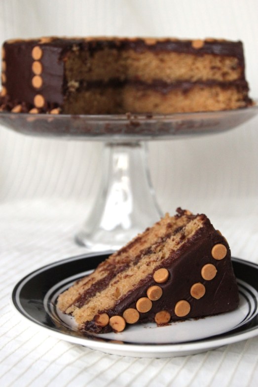 Peanut Butter Layer Cake {{Baking Bytes}}