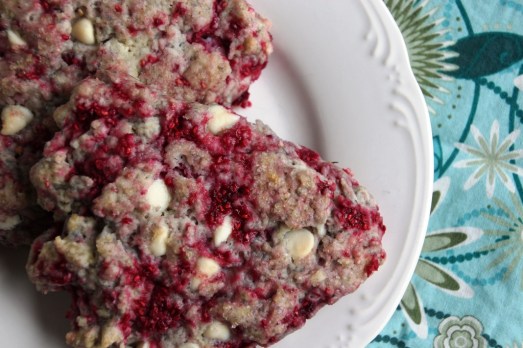 Raspberry White Chocolate Chip Scones {{Baking Bytes}}