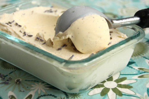 Lavender Vanilla Bean Ice Cream {{Baking Bytes}}