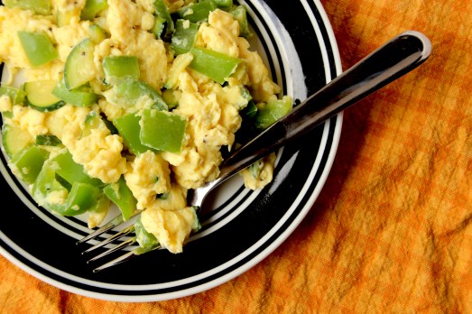 Veggie Scrambled Eggs {{Baking Bytes}}
