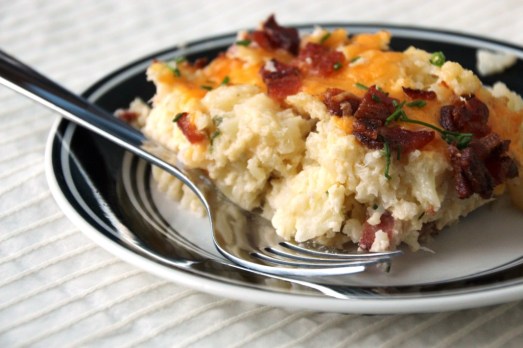 Loaded Cauliflower Casserole {{Baking Bytes}}