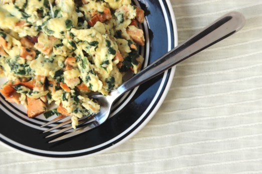 Smoked Salmon & Spinach Scrambled Eggs {{Baking Bytes}}