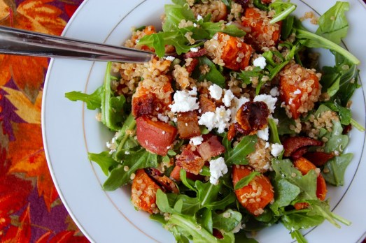 Arugula Sweet Potato Salad {{Baking Bytes}}