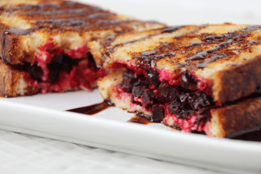 Beet & Feta Grilled Cheese {{Baking Bytes}}