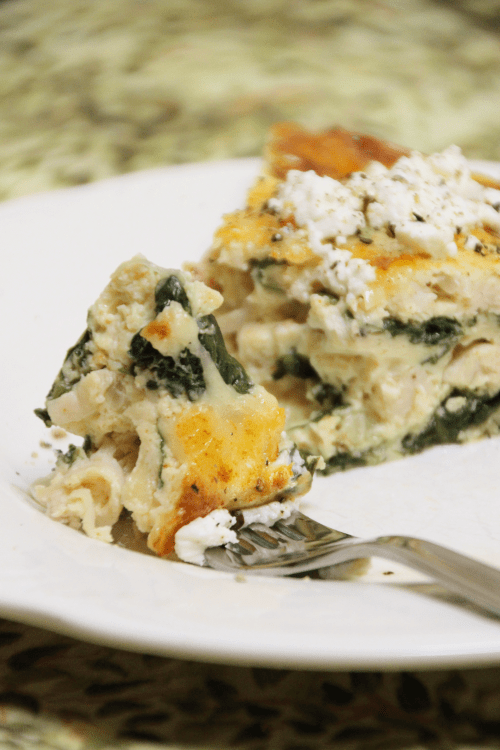 Spinach &amp; Gruyere Crustless Quiche {{Baking Bytes}}