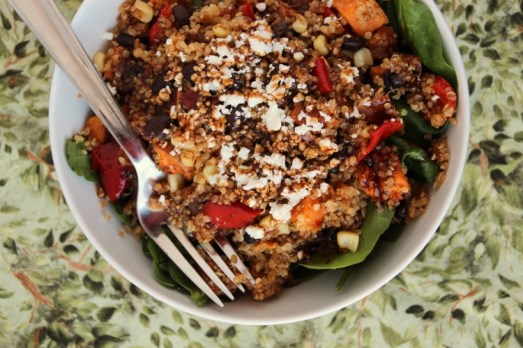 Mexican Sweet Potato Quinoa Salad {{Baking Bytes}}