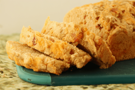 Bacon Cheddar Beer Bread {{Baking Bytes}}