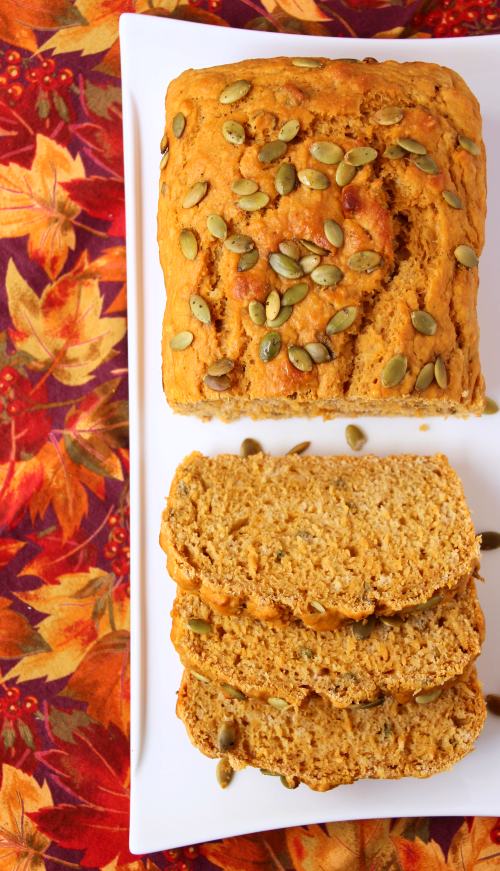 Savory Pumpkin &amp; Sage Beer Bread {{Baking Bytes}}