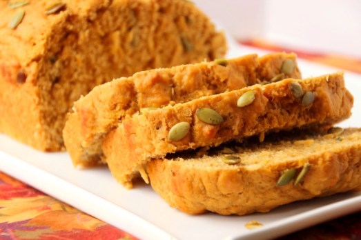 Savory Pumpkin &amp; Sage Beer Bread {{Baking Bytes}}