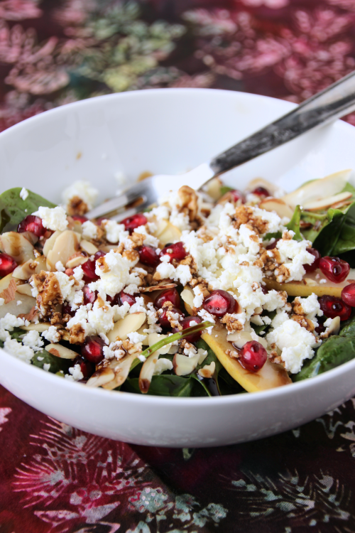 Pear &amp; Pomegranate Salad {{Baking Bytes}}