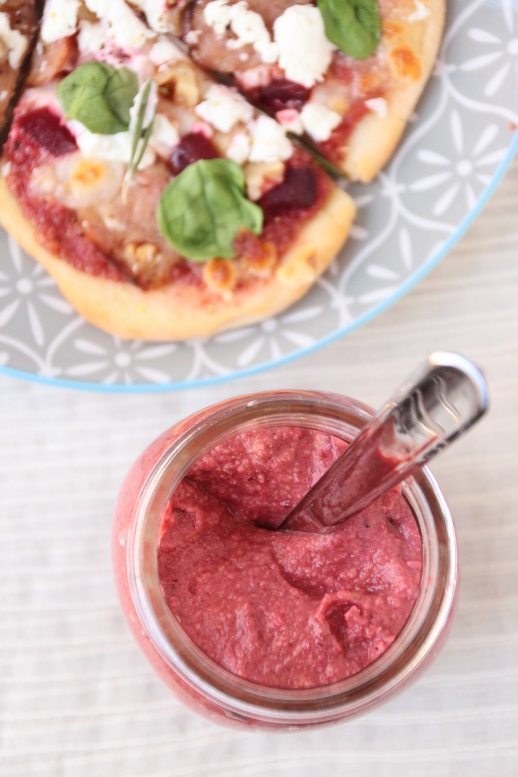 Beet &amp; Walnut Pesto {{Baking Bytes}}