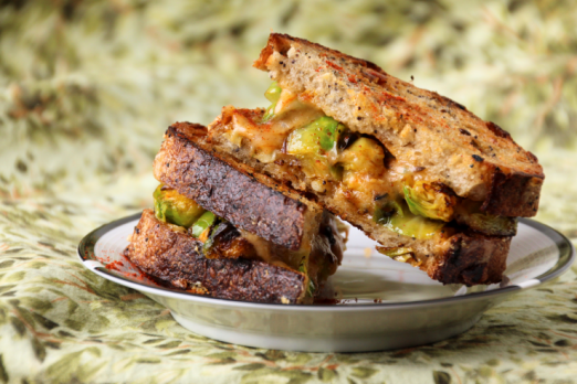 Brussels & Gouda Grilled Cheese {{Baking Bytes}}